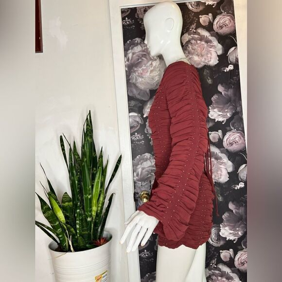 Free People Western Romance Mini Dress               Retail Price $448 - Picture 5 of 7